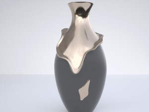 conteporary vase set 3D Model