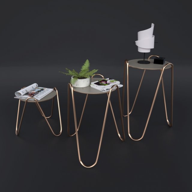 side table apelle chic 3D-Modell .c4d .max .obj .3ds .fbx .stl .blend 