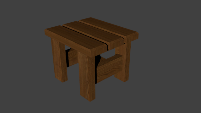 stool 3D 模型 .c4d .max .obj .3ds .fbx .stl .blend 