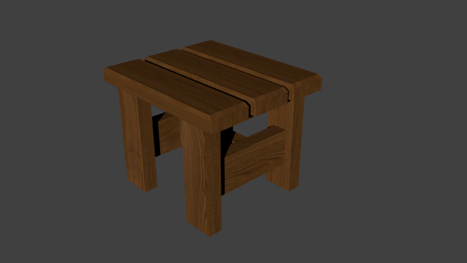 stool 3D Model .c4d .max .obj .3ds .fbx .stl .blend 