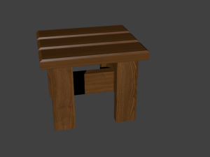 stool 3D 模型