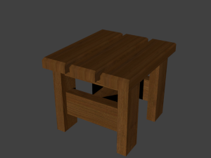 stool 3D 模型