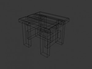 stool 3D 模型