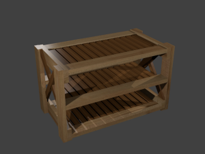 footrest stand 3D मॉडल