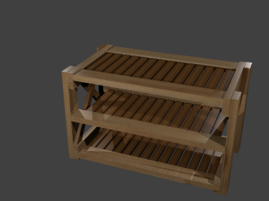 footrest stand 3D मॉडल