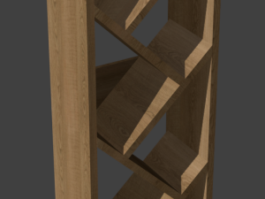bookshelf Modèle 3D