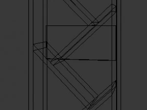 boekenplank 3D Model