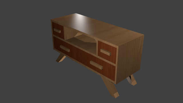 tablestand 3D Model .c4d .max .obj .3ds .fbx .stl .blend 