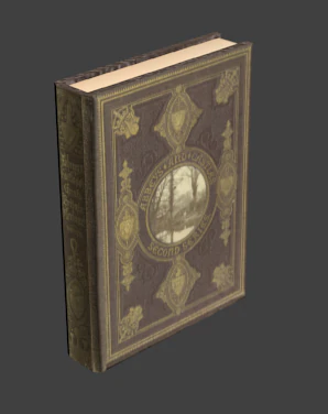 book 3D Model .c4d .max .obj .3ds .fbx .stl .blend 