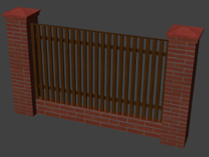 fence 3D 模型