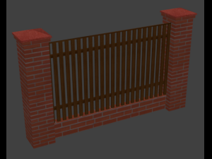 fence 3D 模型