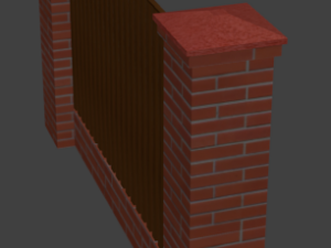fence 3D 模型