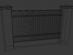 fence 3D 模型