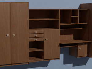 cabinet wall 3D Model