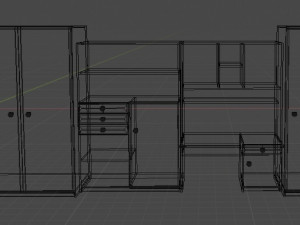 cabinet wall 3D Model