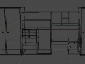 cabinet wall 3D Model