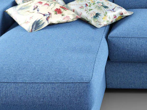 angular sofa madrid 3D Model