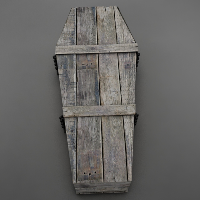 Hd Coffin Horror Old 3d Model In Outdoor Items 3dexport