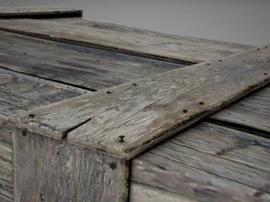 Hd coffin horror old 3D Model