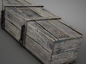 Hd coffin horror old 3D 模型