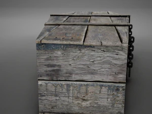 Hd coffin horror old 3D Model