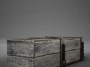 Hd coffin horror old 3D Model