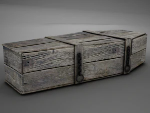 Hd coffin horror old 3D Model