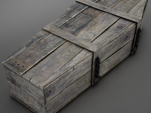 Hd coffin horror old 3D 模型