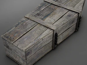 Hd coffin horror old 3D Model
