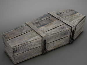 Hd coffin horror old 3D 模型