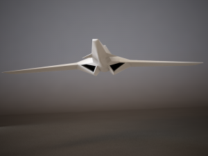 hd spaceship Model 3D