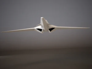 hd spaceship 3D Model