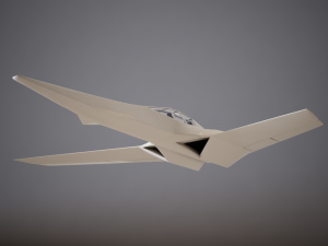 hd spaceship Model 3D
