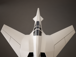 hd spaceship Model 3D