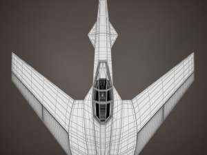 hd spaceship Model 3D