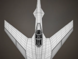 hd spaceship 3D Model
