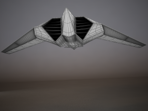 hd spaceship Model 3D