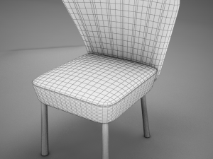 old modern chair 3D Model