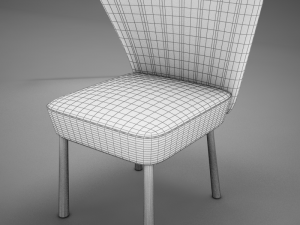 old modern chair 3D Model