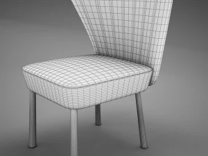 old modern chair 3D Model
