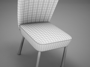 old modern chair 3D Model