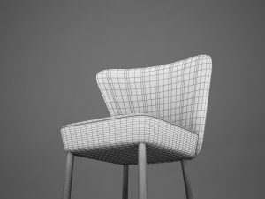 old modern chair 3D Model