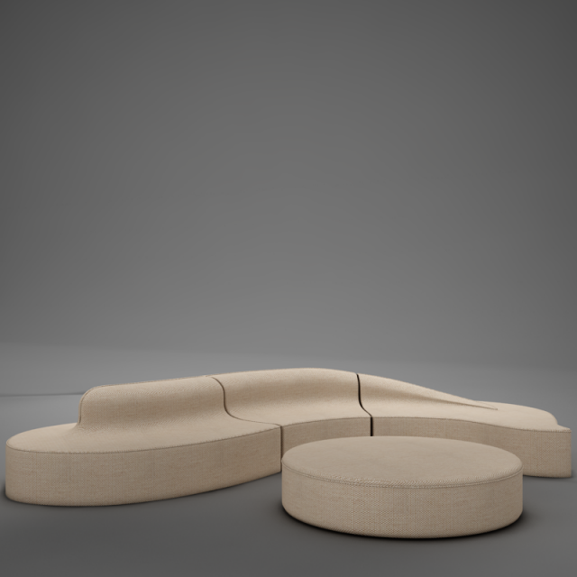 3d ultra modern club sofa model 3D Model .c4d .max .obj .3ds .fbx .stl .blend 