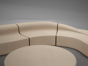 3d ultra modern club sofa model 3D Model
