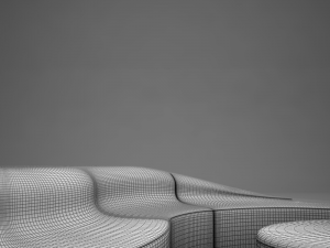 3d ultra modern club sofa model 3D Model