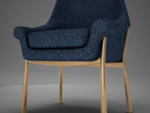 old modern chair 3D Model