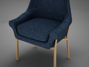 old modern chair Modello 3D