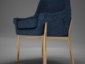 old modern chair Modello 3D