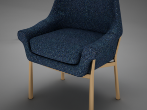 old modern chair Modello 3D