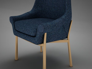 old modern chair Modello 3D